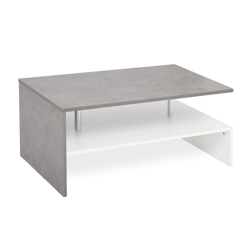 Meerveil Coffee Table Sofa Side Table End Side Table with Shelf