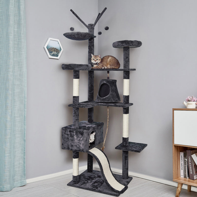 Meerveil Cat Scratching Tree,Large Size, Seven Levels of Different Heights