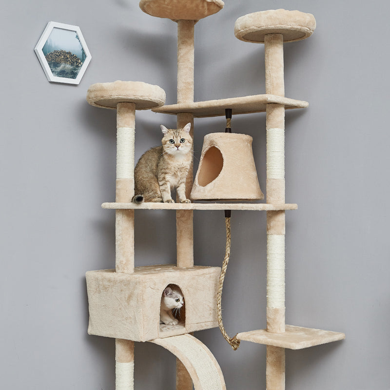 Meerveil Cat Scratching Tree,Large Size, Seven Levels of Different Heights